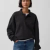 Sweat-shirt polo oversize épais pour adulte