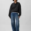 Sweat-shirt polo oversize épais pour adulte