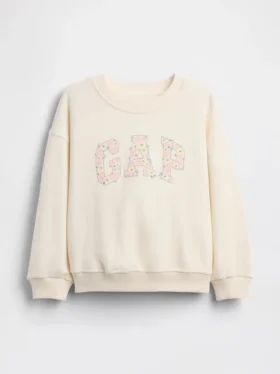 Sweat-shirt pour Bébé & Enfant en tissu éponge Vintagesoft avec logo brodé
