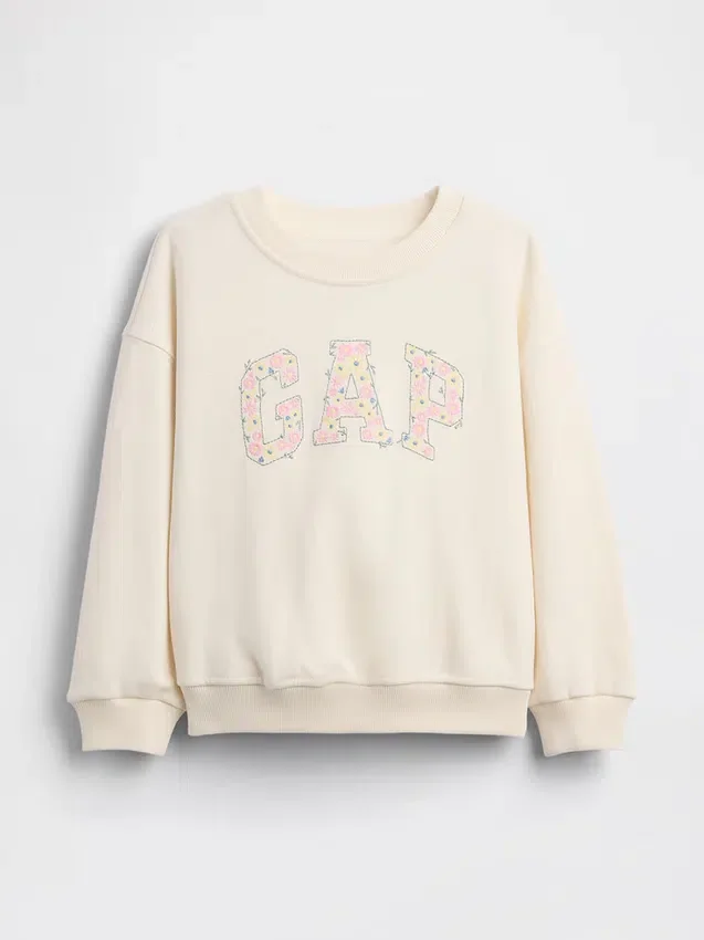 Sweat-shirt pour Bébé & Enfant en tissu éponge Vintagesoft avec logo brodé