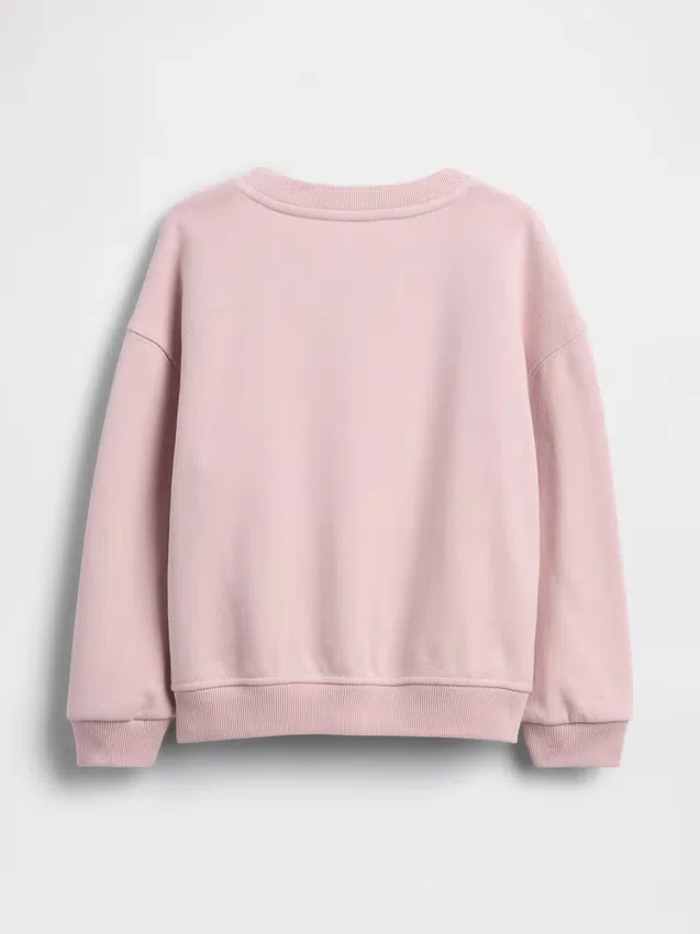 Sweat-shirt pour Bébé & Enfant en tissu éponge Vintagesoft avec logo brodé