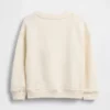 Sweat-shirt pour Bébé & Enfant en tissu éponge Vintagesoft avec logo brodé