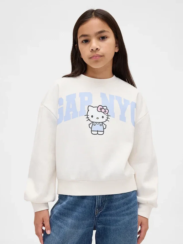 Sweat-shirt pour enfants Vintagesoft avec logo Hello Kitty
