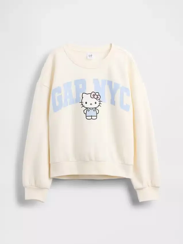 Sweat-shirt pour enfants Vintagesoft avec logo Hello Kitty