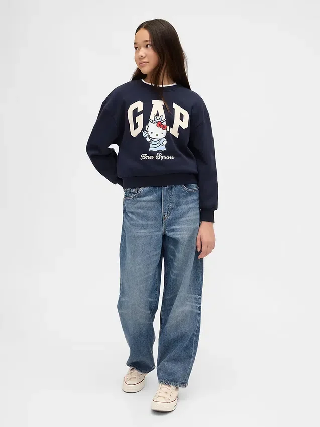 Sweat-shirt pour enfants Vintagesoft avec logo Hello Kitty