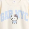Sweat-shirt pour enfants Vintagesoft avec logo Hello Kitty