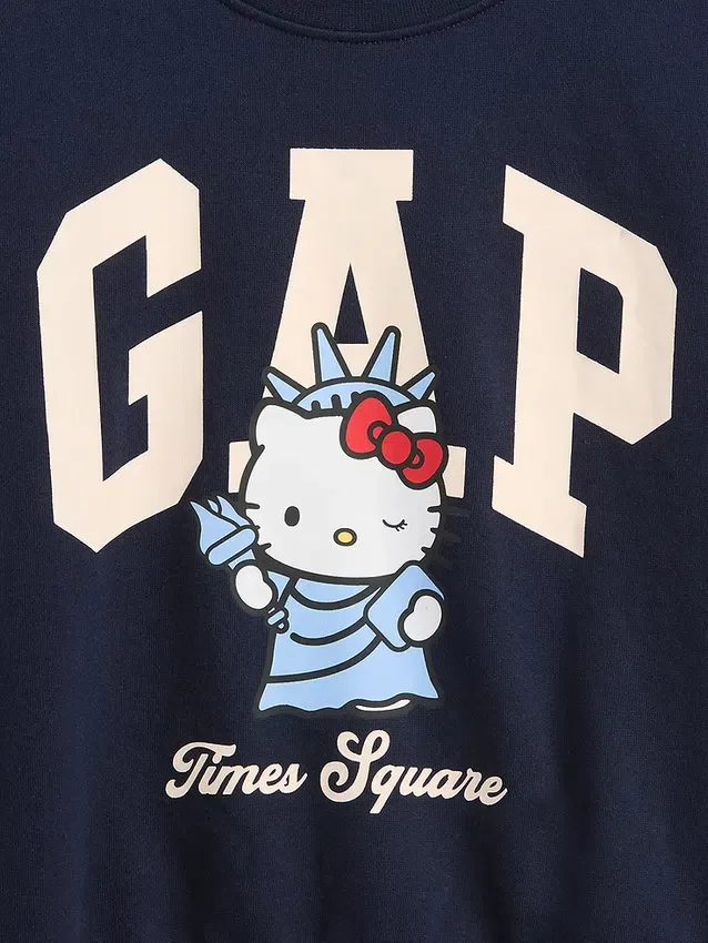 Sweat-shirt pour enfants Vintagesoft avec logo Hello Kitty