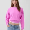 Sweat-shirt raglan en tissu éponge Vintagesoft