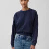 Sweat-shirt raglan en tissu éponge Vintagesoft