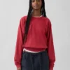Sweat-shirt raglan en tissu éponge Vintagesoft
