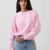 Sweat-shirt raglan en tissu éponge Vintagesoft