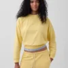 Sweat-shirt raglan en tissu éponge Vintagesoft