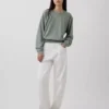 Sweat-shirt raglan en tissu éponge Vintagesoft