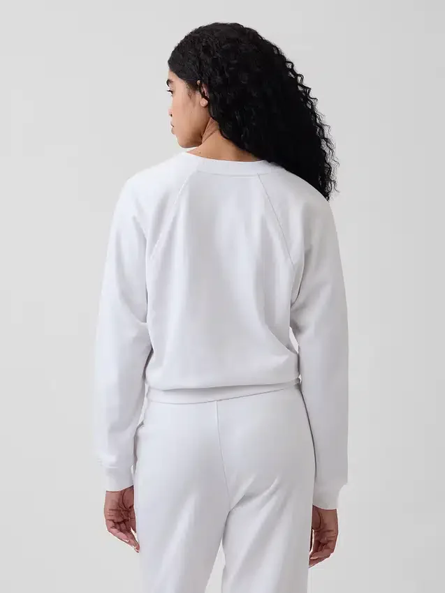 Sweat-shirt raglan en tissu éponge Vintagesoft