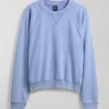 Sweat-shirt raglan en tissu éponge Vintagesoft