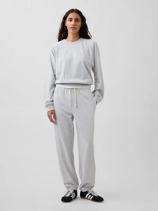 Sweat-shirt raglan en tissu éponge Vintagesoft