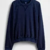 Sweat-shirt raglan en tissu éponge Vintagesoft