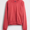 Sweat-shirt raglan en tissu éponge Vintagesoft