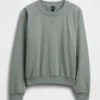 Sweat-shirt raglan en tissu éponge Vintagesoft