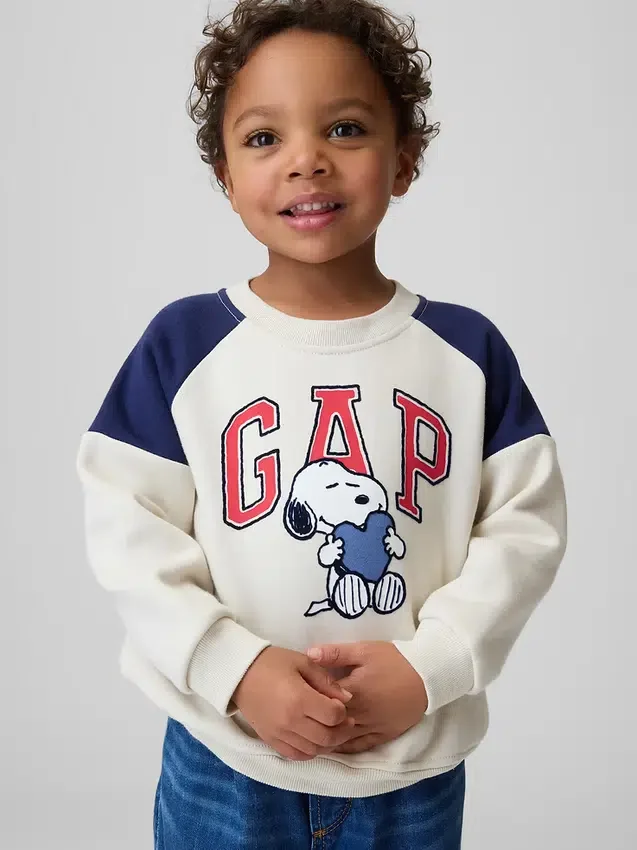 Sweat-shirt raglan à logo Snoopy pour Bébé & Enfant