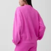 Sweat-shirt tunique oversize à col montant Vintagesoft