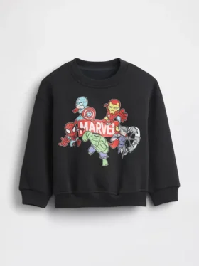Sweat-shirt Vintagesoft Bébé & Enfant avec logo Marvel