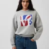Sweat-shirt « Vintagesoft Love » de Robert Indiana