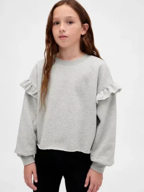 Sweat à volants Vintagesoft pour enfants