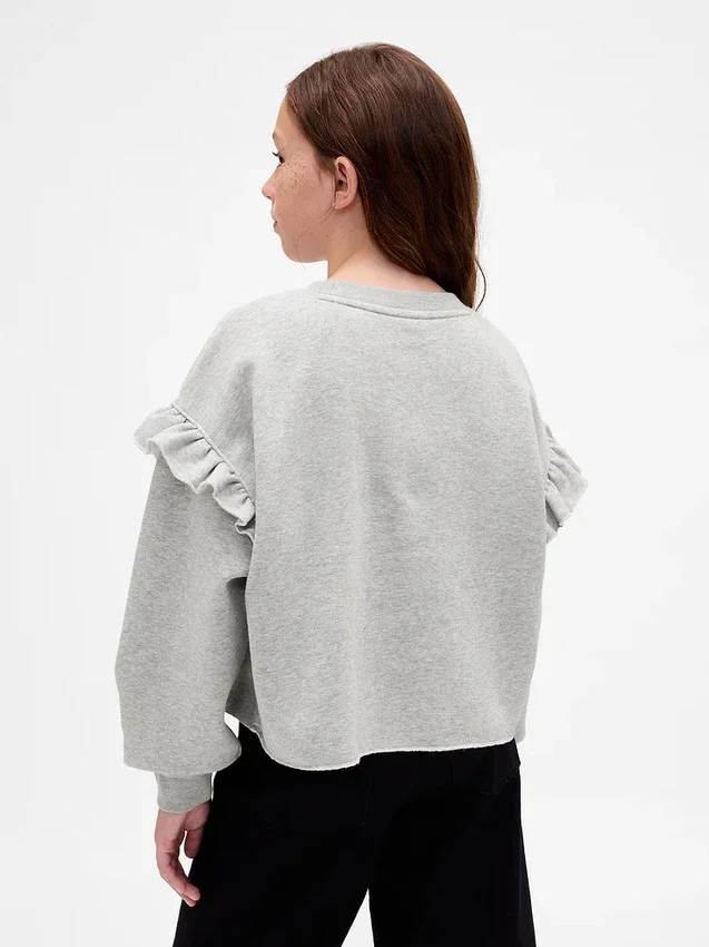 Sweat à volants Vintagesoft pour enfants