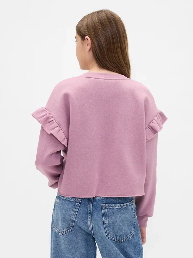 Sweat à volants Vintagesoft pour enfants