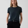 T-shirt 100 % coton à l'effet rétréci authentique