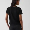 T-shirt 100 % coton à l'effet rétréci authentique