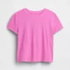 T-shirt 100 % coton à l'effet rétréci authentique
