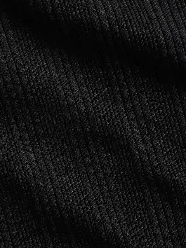 T-shirt ajusté à côtes multicolores pour enfants