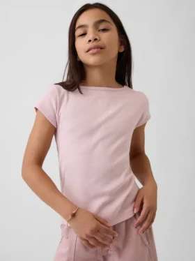 T-shirt ajusté à manches courtes pour enfant