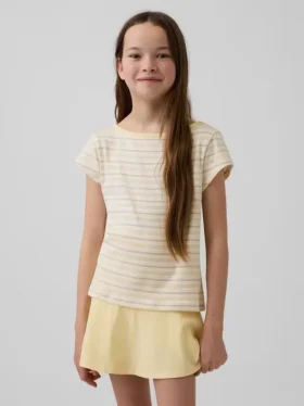 T-shirt ajusté à manches courtes pour enfant