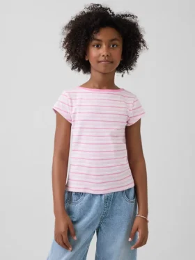 T-shirt ajusté à manches courtes pour enfant
