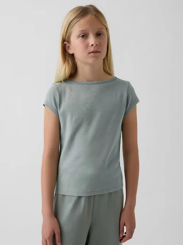 T-shirt ajusté à manches courtes pour enfant