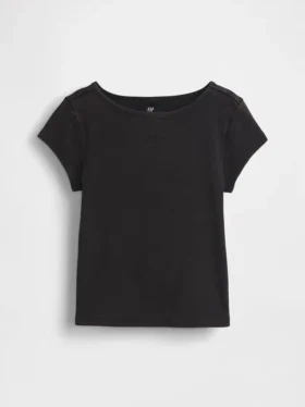 T-shirt ajusté à manches courtes pour enfant