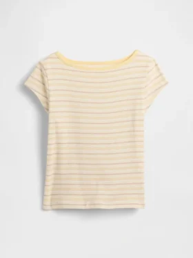 T-shirt ajusté à manches courtes pour enfant