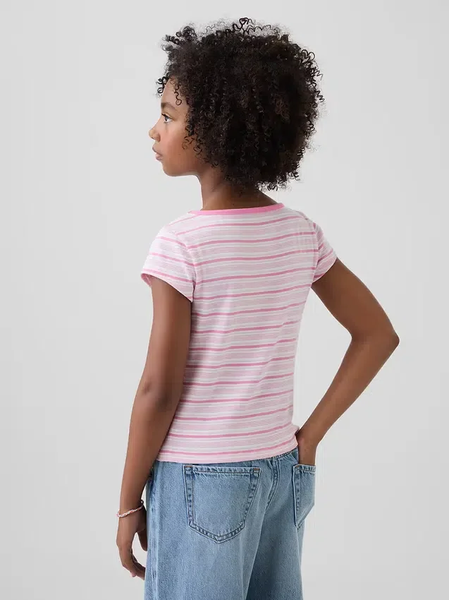 T-shirt ajusté à manches courtes pour enfant