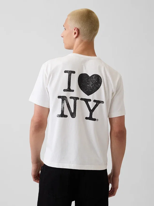 T-shirt ample avec logo « I Heart NY »