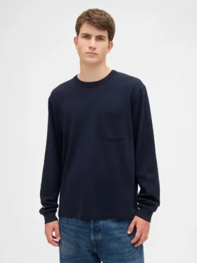 T-shirt ample en coton épais