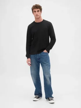 T-shirt ample en coton épais