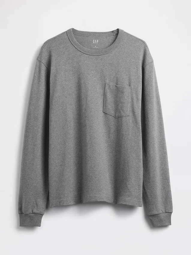 T-shirt ample en coton épais