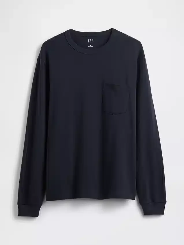 T-shirt ample en coton épais