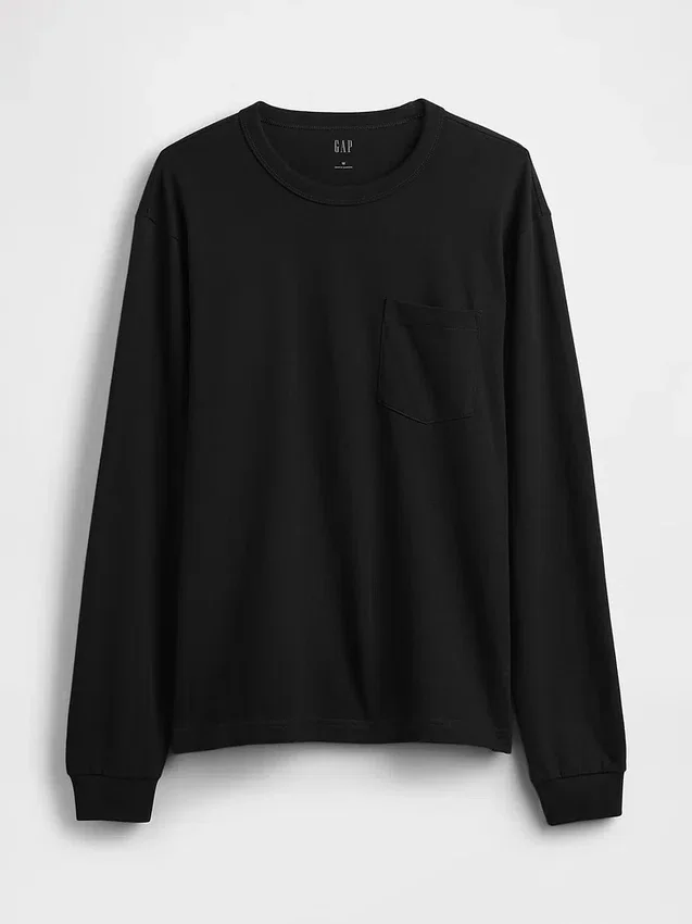 T-shirt ample en coton épais