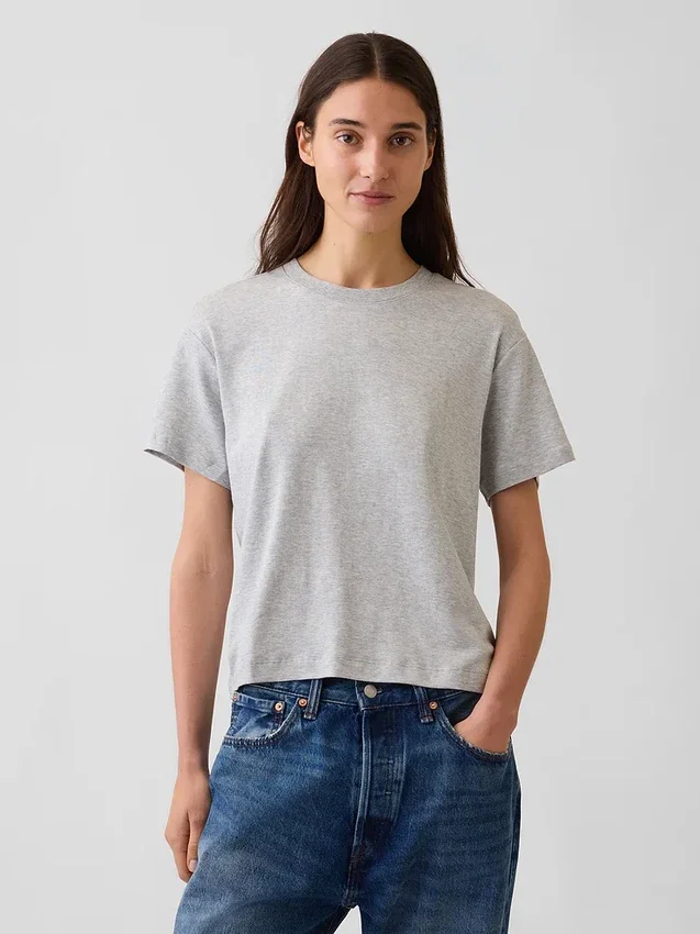 T-shirt ample en coton Supima®