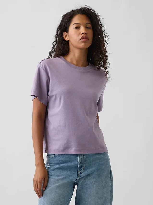 T-shirt ample en coton Supima®