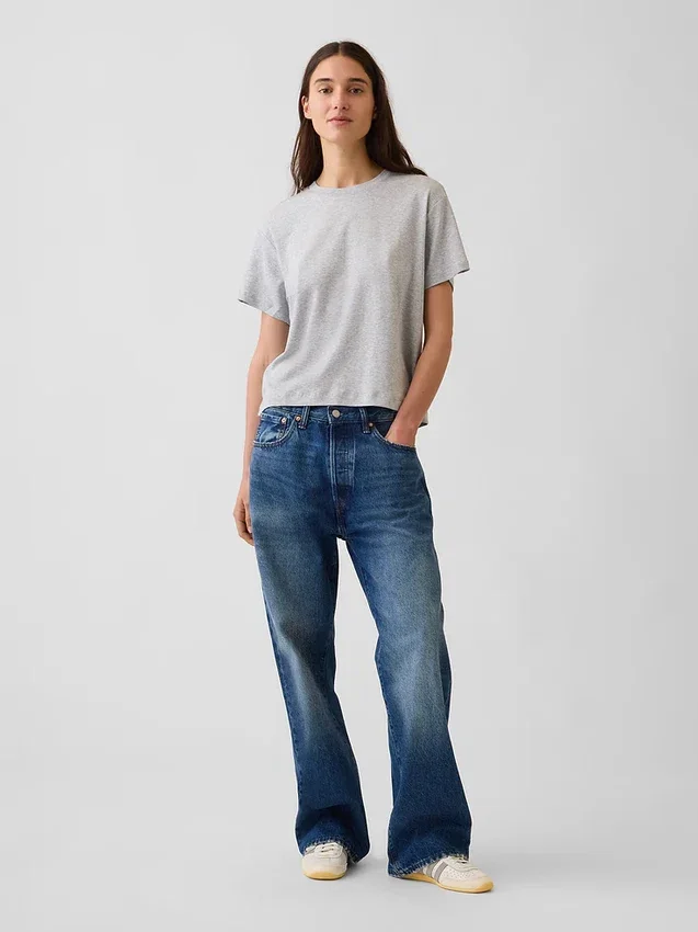 T-shirt ample en coton Supima®